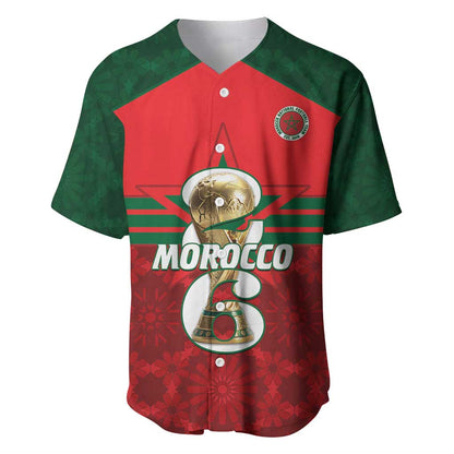 Personalized Morocco Football Baseball Jersey 2026 Come On Atlas Lions LT14