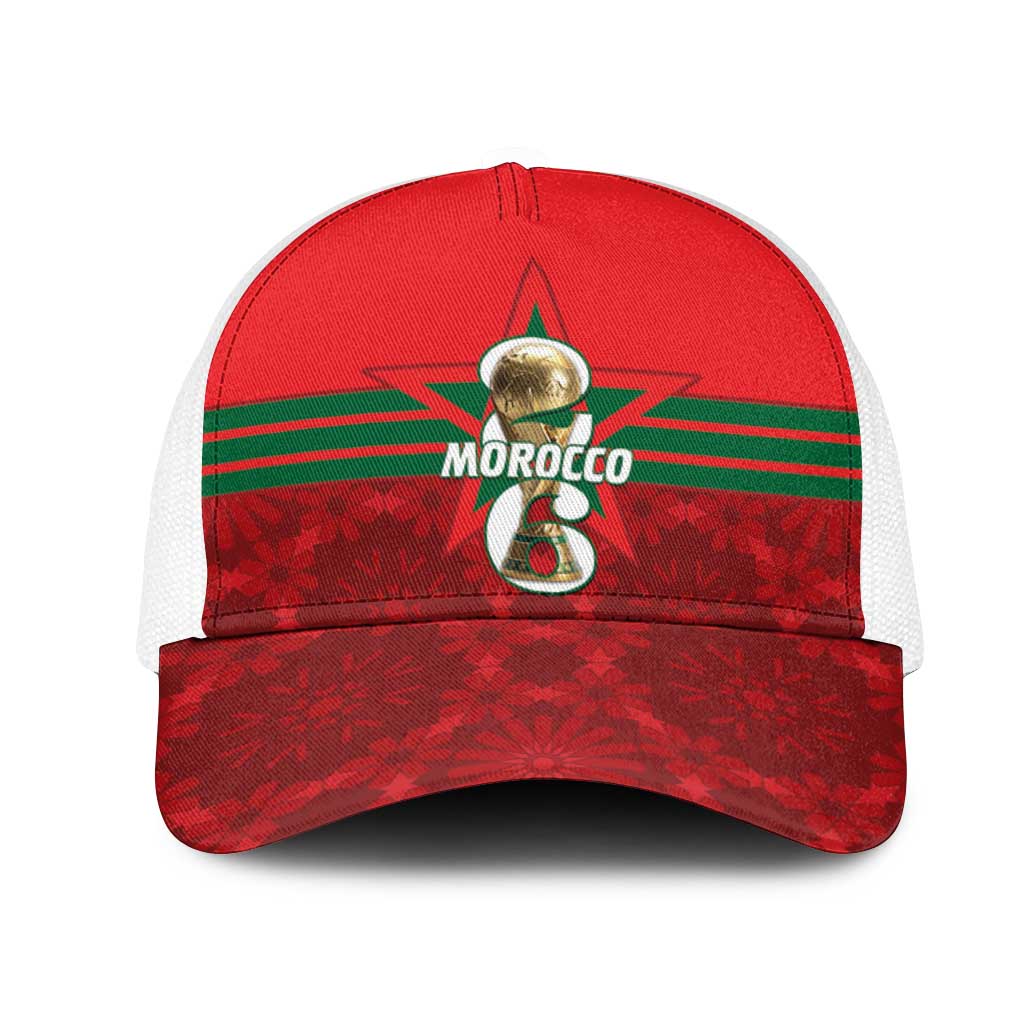 Morocco Football Baseball Net Cap 2026 Come On Atlas Lions - African Pride