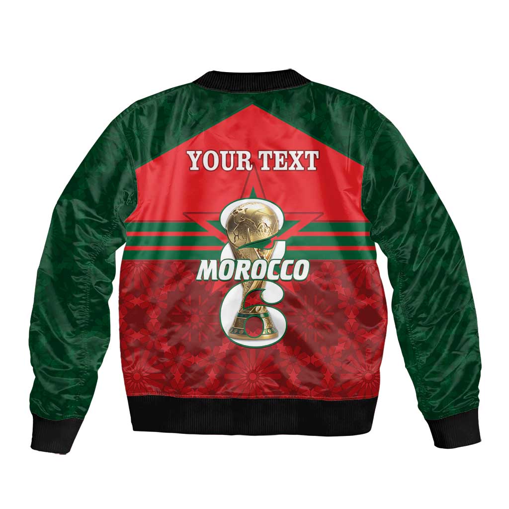 Personalized Morocco Football Bomber Jacket 2026 Come On Atlas Lions - African Pride