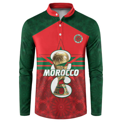 Personalized Morocco Football Button Sweatshirt 2026 Come On Atlas Lions