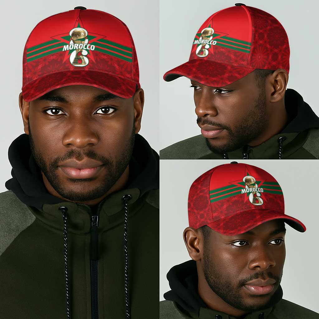 Morocco Football Classic Cap 2026 Come On Atlas Lions - African Pride