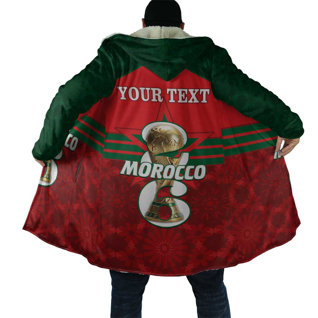 Personalized Morocco Football Cloak 2026 Come On Atlas Lions - African Pride