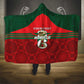 Personalized Morocco Football Hooded Blanket 2026 Come On Atlas Lions - African Pride