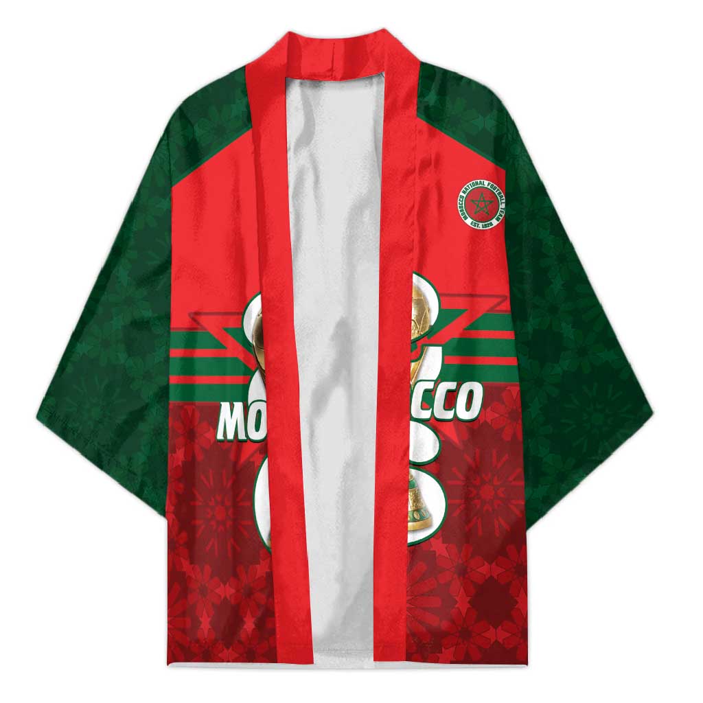 Personalized Morocco Football Kimono 2026 Come On Atlas Lions - African Pride