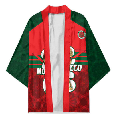 Personalized Morocco Football Kimono 2026 Come On Atlas Lions - African Pride