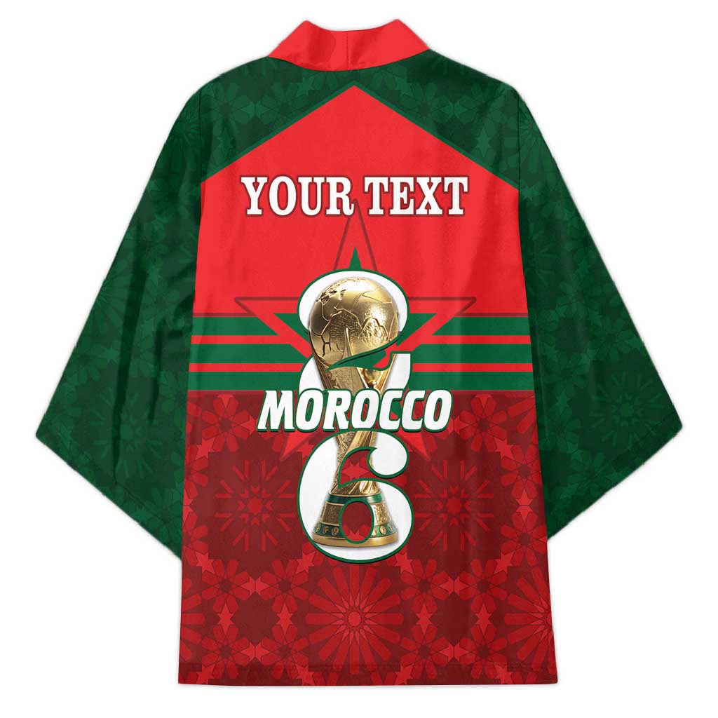 Personalized Morocco Football Kimono 2026 Come On Atlas Lions - African Pride
