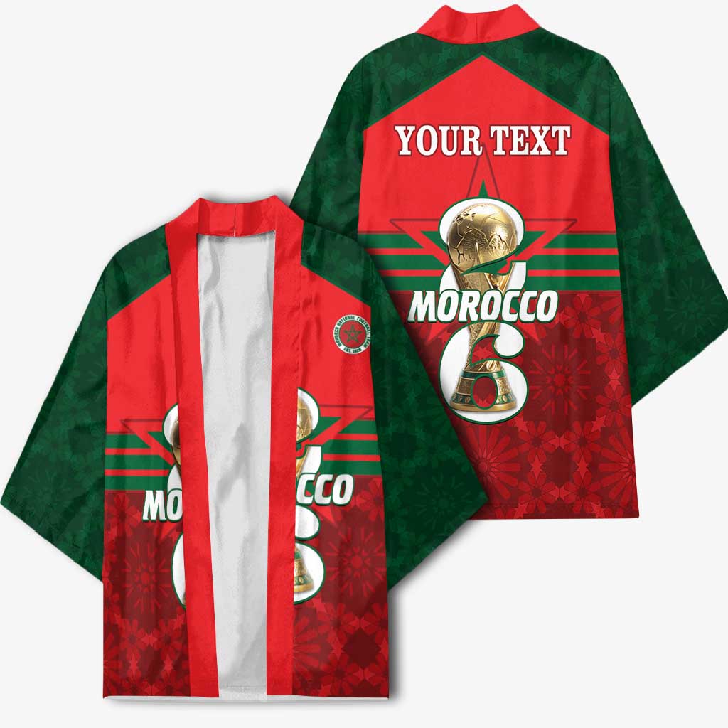Personalized Morocco Football Kimono 2026 Come On Atlas Lions - African Pride