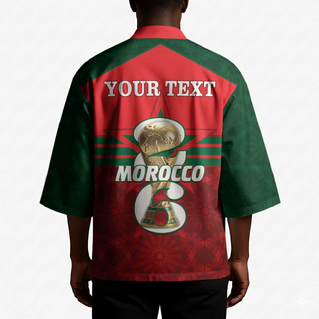 Personalized Morocco Football Kimono 2026 Come On Atlas Lions - African Pride