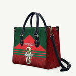 Personalized Morocco Football Leather Bag 2026 Come On Atlas Lions - African Pride