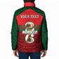 Personalized Morocco Football Padded Jacket 2026 Come On Atlas Lions - African Pride