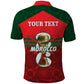 Personalized Morocco Football Polo Shirt 2026 Come On Atlas Lions LT14