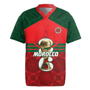 Personalized Morocco Football Rugby Jersey 2026 Come On Atlas Lions LT14