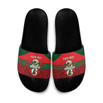 Personalized Morocco Football Slide Sandals 2026 Come On Atlas Lions - African Pride