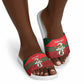 Personalized Morocco Football Slide Sandals 2026 Come On Atlas Lions - African Pride