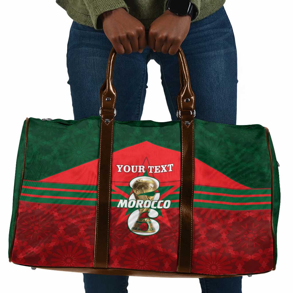 Personalized Morocco Football Travel Bag 2026 Come On Atlas Lions - African Pride