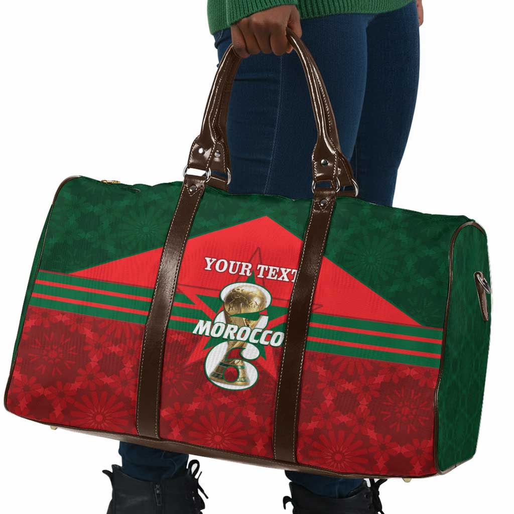 Personalized Morocco Football Travel Bag 2026 Come On Atlas Lions - African Pride