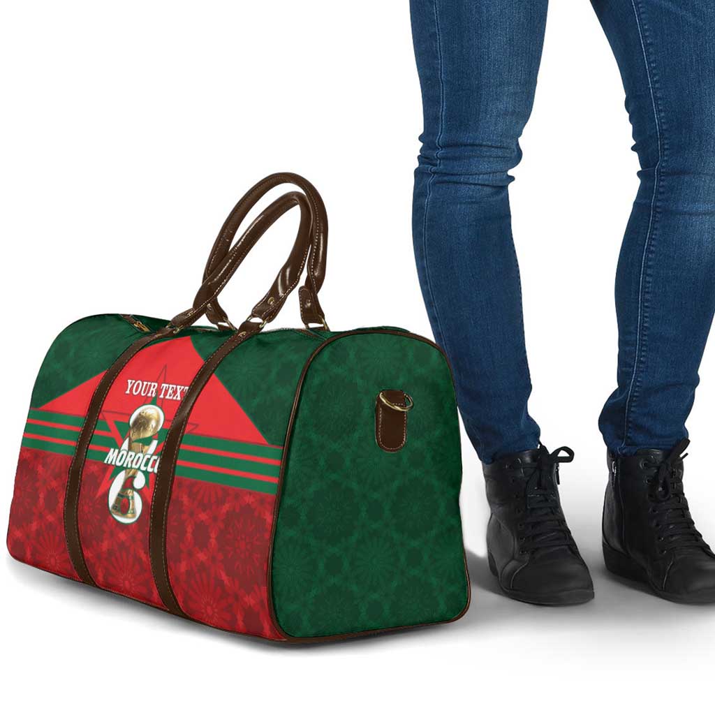 Personalized Morocco Football Travel Bag 2026 Come On Atlas Lions - African Pride