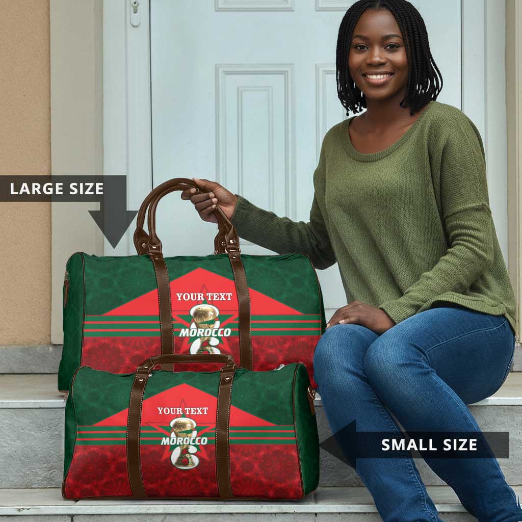 Personalized Morocco Football Travel Bag 2026 Come On Atlas Lions - African Pride
