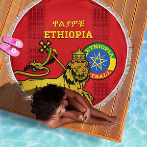 Ethiopia Football Beach Blanket 2024 Go Champions Walia Ibex