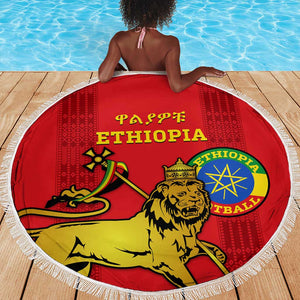 Ethiopia Football Beach Blanket 2024 Go Champions Walia Ibex