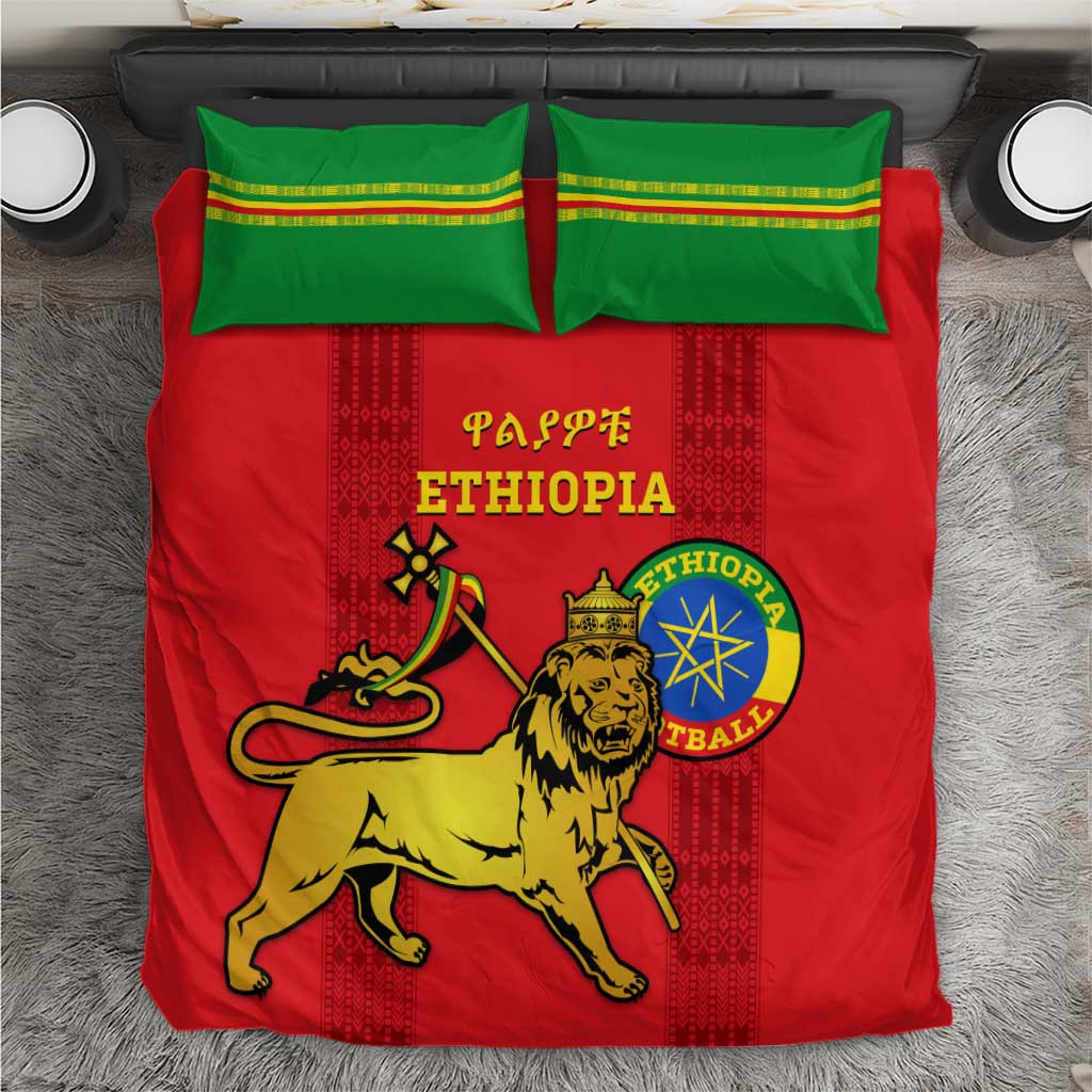 Ethiopia Football Bedding Set 2024 Go Champions Walia Ibex