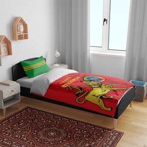 Ethiopia Football Bedding Set 2024 Go Champions Walia Ibex