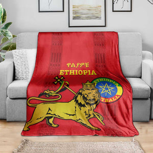 Ethiopia Football Blanket 2024 Go Champions Walia Ibex