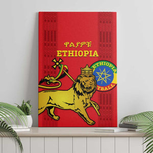 Ethiopia Football Canvas Wall Art 2024 Go Champions Walia Ibex