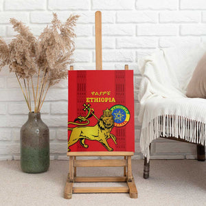 Ethiopia Football Canvas Wall Art 2024 Go Champions Walia Ibex