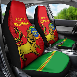 Ethiopia Football Car Seat Cover 2024 Go Champions Walia Ibex