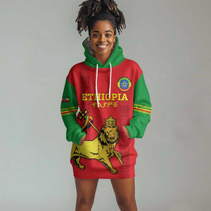 Custom Ethiopia Football Hoodie Dress 2024 Go Champions Walia Ibex