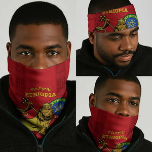 Ethiopia Football Neck Gaiter 2024 Go Champions Walia Ibex LT14