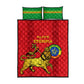 Ethiopia Football Quilt Bed Set 2024 Go Champions Walia Ibex