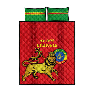 Ethiopia Football Quilt Bed Set 2024 Go Champions Walia Ibex