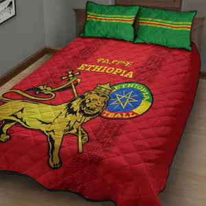 Ethiopia Football Quilt Bed Set 2024 Go Champions Walia Ibex