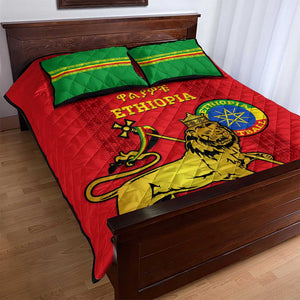 Ethiopia Football Quilt Bed Set 2024 Go Champions Walia Ibex