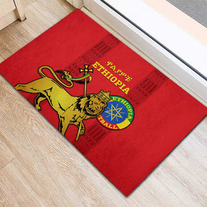 Ethiopia Football Rubber Doormat 2024 Go Champions Walia Ibex