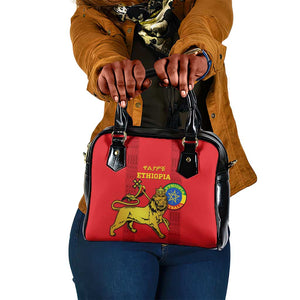 Ethiopia Football Shoulder Handbag 2024 Go Champions Walia Ibex