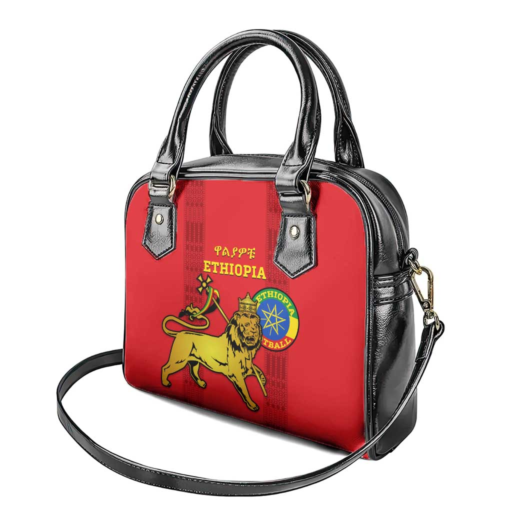 Ethiopia Football Shoulder Handbag 2024 Go Champions Walia Ibex