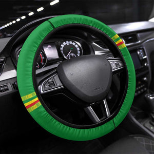 Ethiopia Football Steering Wheel Cover 2024 Go Champions Walia Ibex