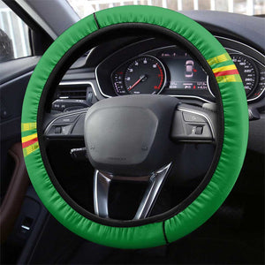 Ethiopia Football Steering Wheel Cover 2024 Go Champions Walia Ibex