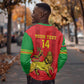 Custom Ethiopia Football Sweatshirt 2024 Go Champions Walia Ibex