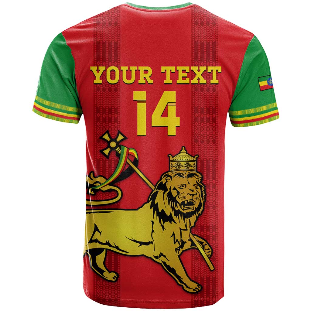 Custom Ethiopia Football T shirt 2024 Go Champions Walia Ibex
