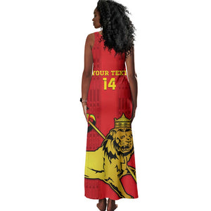 Custom Ethiopia Football Tank Maxi Dress 2024 Go Champions Walia Ibex