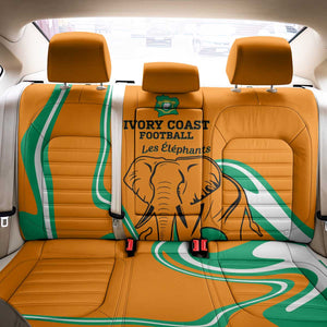 Ivory Coast Football Back Car Seat Cover 2024 Go Champions Les Elephants