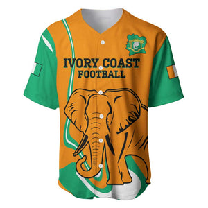 Custom Ivory Coast Football Baseball Jersey 2024 Go Champions Les Elephants