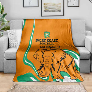 Ivory Coast Football Blanket 2024 Go Champions Les Elephants