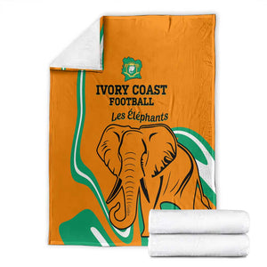 Ivory Coast Football Blanket 2024 Go Champions Les Elephants