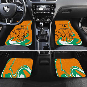 Ivory Coast Football Car Mats 2024 Go Champions Les Elephants