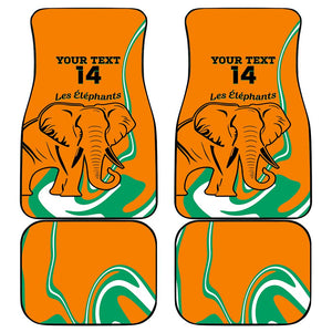 Ivory Coast Football Car Mats 2024 Go Champions Les Elephants